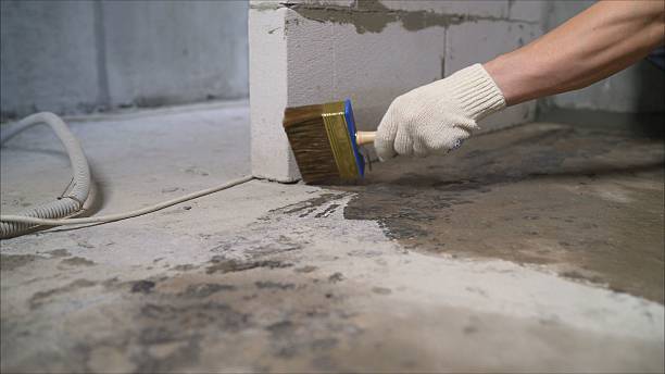Crawl space vapor barrier installation in Danville, IN